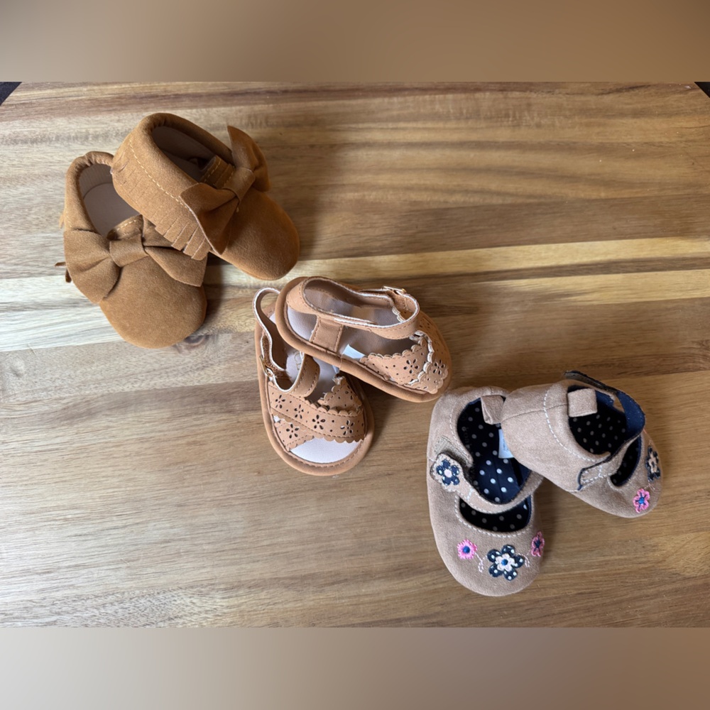 Newborn Baby Shoe 3-Pack